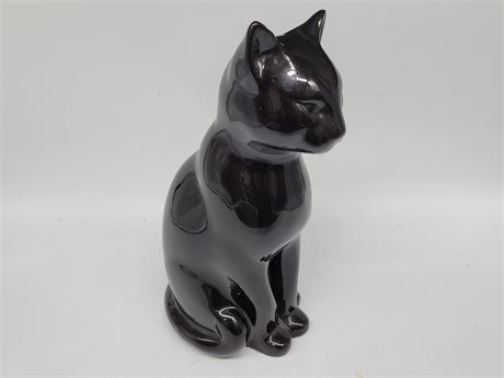 CERAMIC BLACK CAT (12"tall)