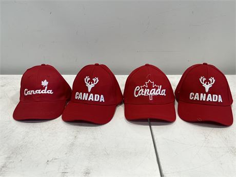 4 NEW CANADA HATS