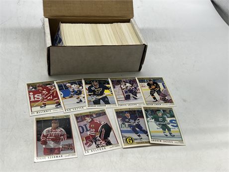 BOX OF OPC PREMIER NHL CARDS