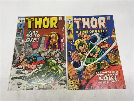 THE MIGHTY THOR #190-191