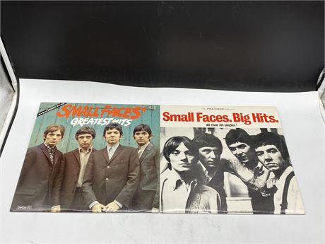 2 SMALL FACES RECORDS - NEAR MINT (NM)