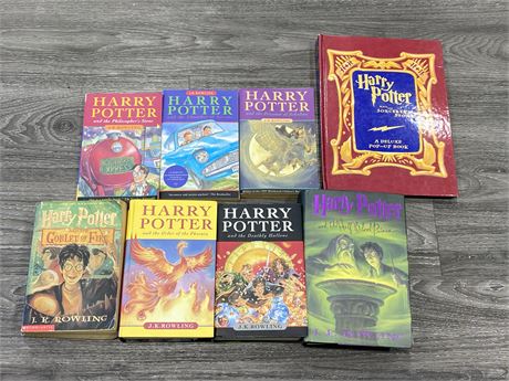 8 HARRY POTTER BOOKS