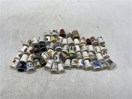 60 VINTAGE THIMBLE COLLECTION