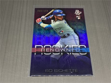 2020 BO BICHETTE ROOKIE RENOWNED TOPPS CARD #88/250