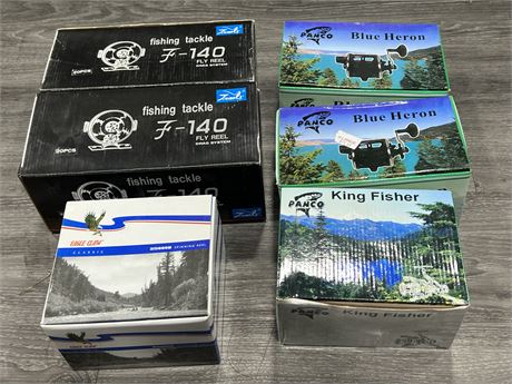 Urban Auctions - 4 NEW FISHING REELS & NEW FISHING TACKLE