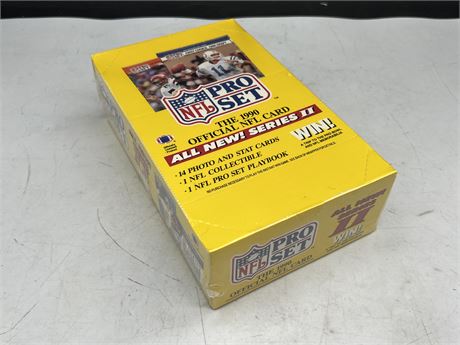 SEALED 1990 NFL PRO SET BOX