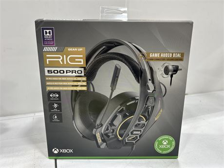 NEW OPEN BOX RIG 500 PRO XBOX GAMING HEADSET