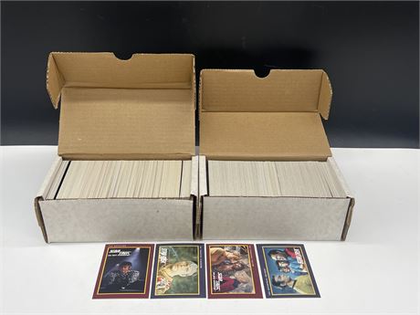 2 BOXES OF OF 1991 STAR TREK CARDS