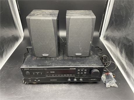 DENON AVR-900 WITH SPEAKERS