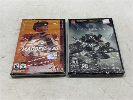 2 SEALED PC GAMES