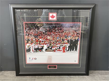 2010 OLYMPIC TEAM CANADA PICTURE (27.5”X28.5”)