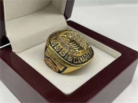 1959/60 BELIVEAU STANLEY CUP REPLICA RING MONTREAL CANADIANS