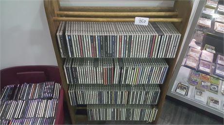 ~180 MISC. CD’S & SHELF (Great condition)