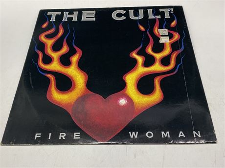 THE CULT - FIRE WOMAN - EXCELLENT (E)