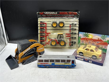 4 VEHICLE COLLECTABLES - 3 DIECAST