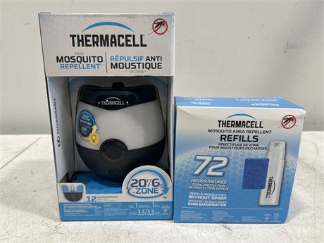 THERMACELL MOSQUITO REPELLENT W/BOX OF REFILLS