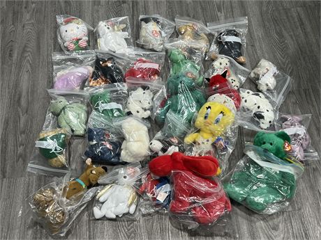 COLLECTION OF STUFFIES - MOSTLY TY’S