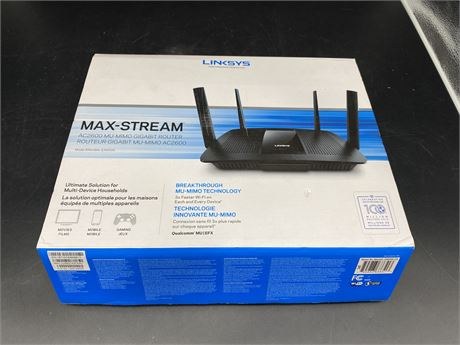 LINKSYS MAX STREAM ROUTER (Like new)