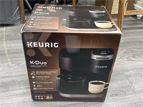 (NEW) KEURIG COFFEE MACHINE K DUO