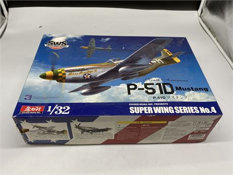 (NEW) 1/32 SCALE P-51D MUSTANG PLANE MODEL KIT