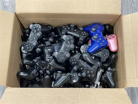 (AS-IS) PS3 & A FEW PS4 CONTROLLERS (MOST ARE DEFECTIVE)