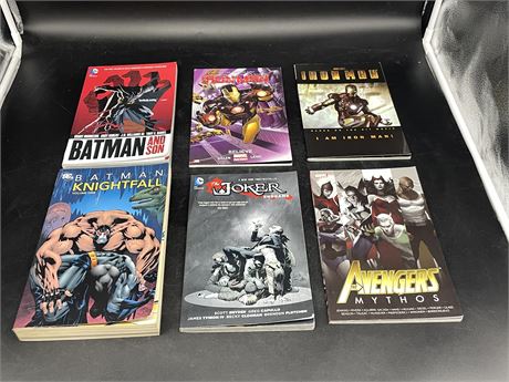 6 MISC COMIC MAGS/BOOKS