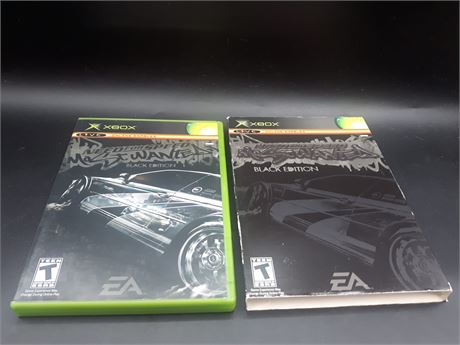 RARE - NEED FOR SPEED MOST WANTED- BLACK EDITION - XBOX