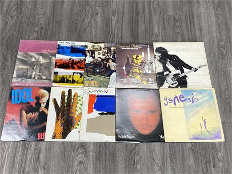 LOT OF 10 RECORDS - CONDITION VARIES