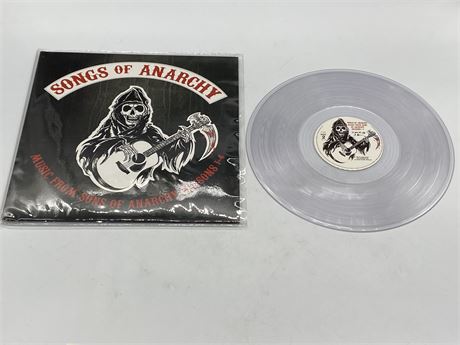 SONS OF ANARCHY CLEAR VINYL - EXCELLENT (E)