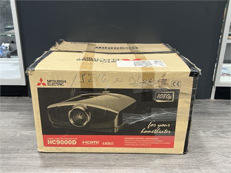 *HIGH VALUE* MITSUBISHI HC9000D 3D HOME THEATER PROJECTOR - WORKING W/ CORDS -