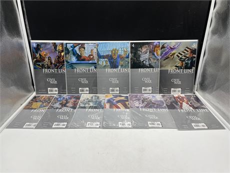 CIVIL WAR FRONT LINE ISSUES 1-11 COMPLETE