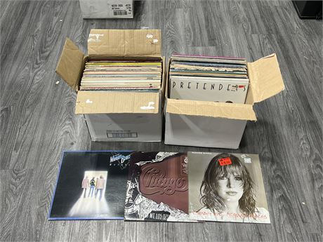 2 BOXES OF MISC RECORDS - CONDITION VARIES
