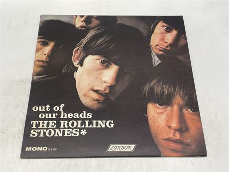 1965 THE ROLLING STONES OG CANADIAN PRESS - OUT OF OUR HEADS - VG+(SLIGHTLY SCR)