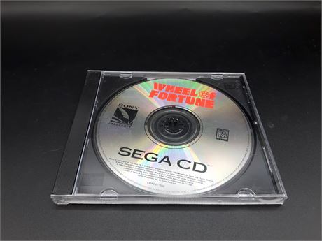 WHEEL OF FORTUNE - DISC ONLY - EXCELLENT CONDITION - SEGA CD