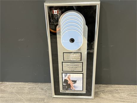 DIANA KRALL CD PLATINUM DISPLAY (10”x22”)