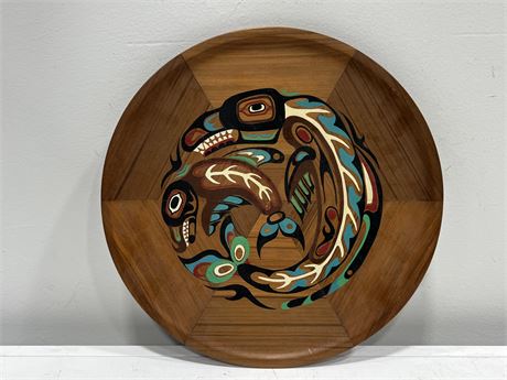 INDIGENOUS WHALE STORY PLAQUE (14”)