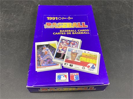 UNOPENED 1991 OPC PREMIER MLB CARD PACKS