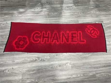 CHANEL SCARF - AUTHENTICATION UNKNOWN (72”x24”)