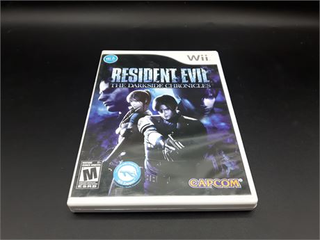 RESIDENT EVIL DARKSIDE CHRONICLES - EXCELLENT CONDITION - WII