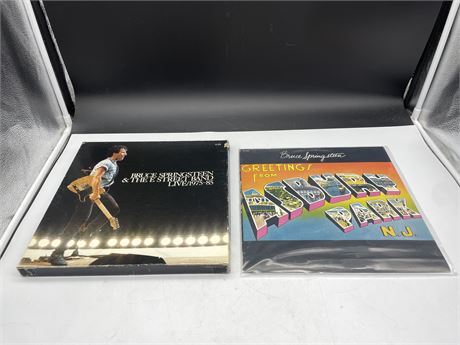 2 BRUCE SPRINGSTEEN RECORDS (ONE IS A 5LP BOX SET) - EXCELLENT (E)