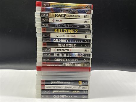 20 MISC PS3 GAMES