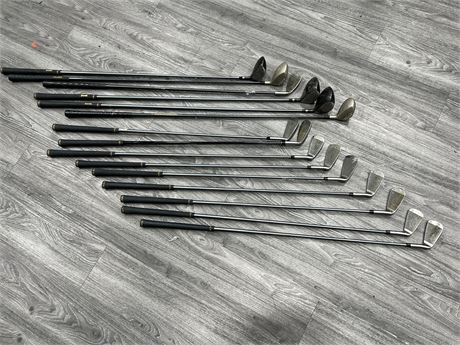 15 LEFT HANDED GOLF CLUBS