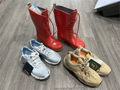 3 NEW W/TAGS WOMENS SHOES / BOOTS - SIZE 8