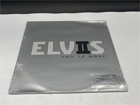 SEALED - ELVIS - 2ND TO NONE DOUBLE VINYL