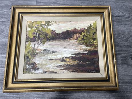 SIGNED ORIGINAL PAINTING  BY ANN HUCULAK 22”x18”