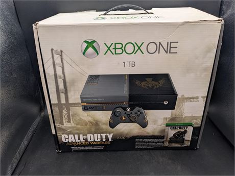 BOX ONLY - LIMITED EDITION CALL OF DUTY XBOX ONE BOX - VERY GOOD CONDITION
