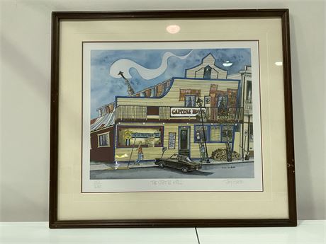 LIMITED EDITION PRINT “THE CAPITAL HOTEL” BY JIM ROBB (26.5”x24”)