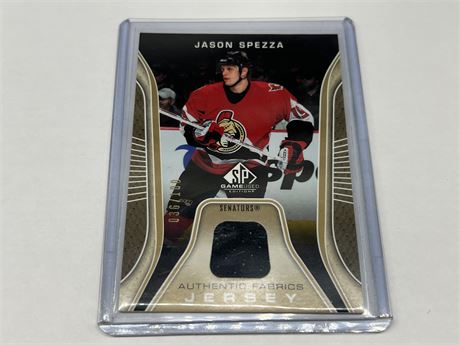 2006/07 JASON SPEZZA SP GAME USED 2ND YEAR JERSEY CARD #36/100