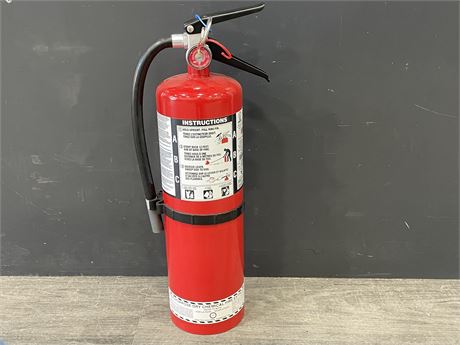10LB FIRE EXTINGUISHER - FULL CHARGED