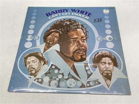 BARRY WHITE - CAN’T GET ENOUGH - VG+ (SLIGHTLY SCRATCHED)
